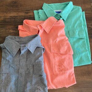3 pack- Guy Harvey Fishing Shirts– Lightweight, Moisture-Wicking, UPF Protection